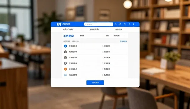 工商查询流程如何从申请到结果呈现
